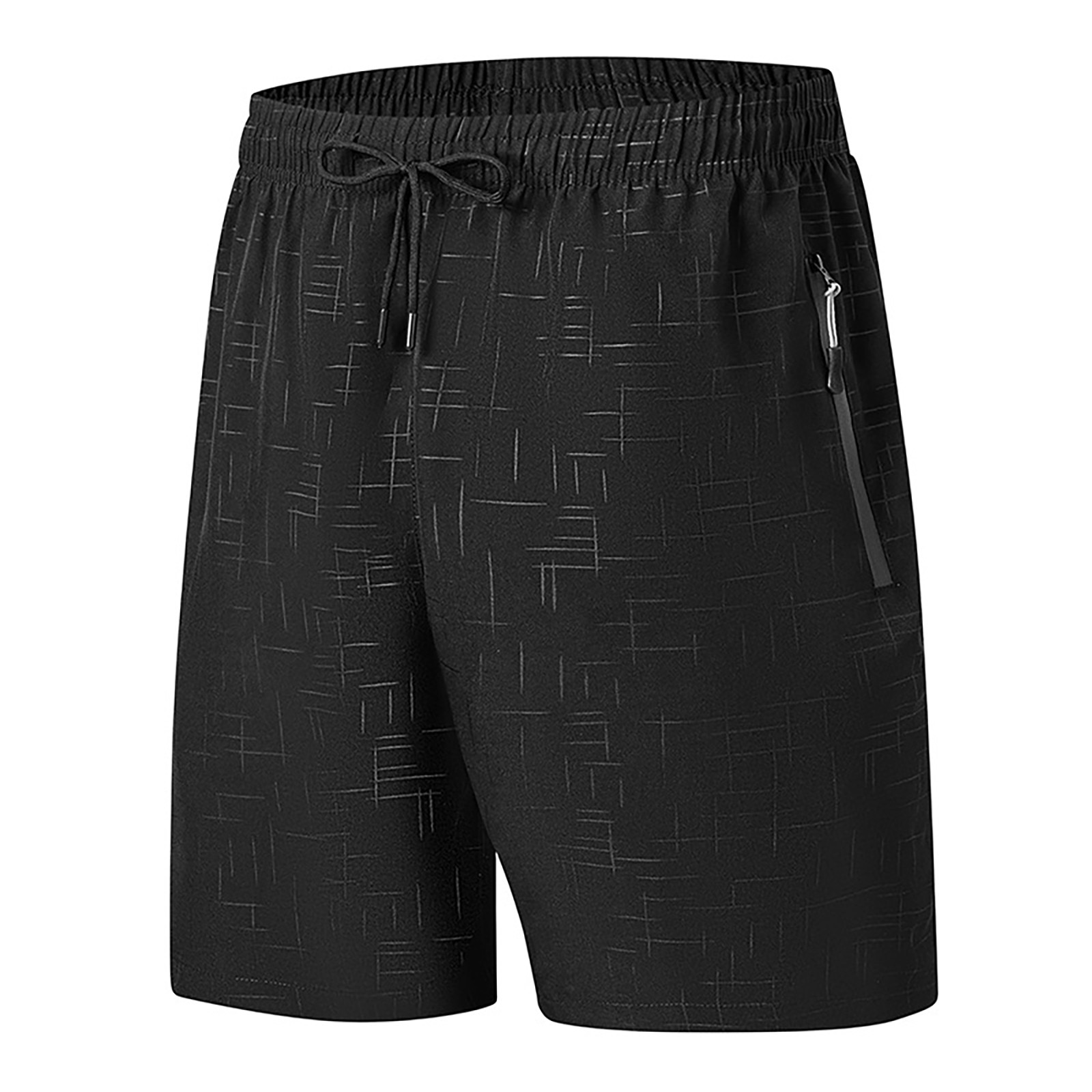 thumbnail image 4 of Pantalones cortos deportivos de secado rápido para hombre - Holgados y casuales - Spandex, cintura elástica, bolsillos, tallas S-XXXL, 4 of 7